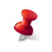 —Pngtree—red push pin isolated realistic_6398035